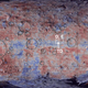 Global map of Ryugu, showing the asteroid’s blue and red spectral features.